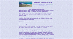 Desktop Screenshot of biodynamiccranialsacral.com